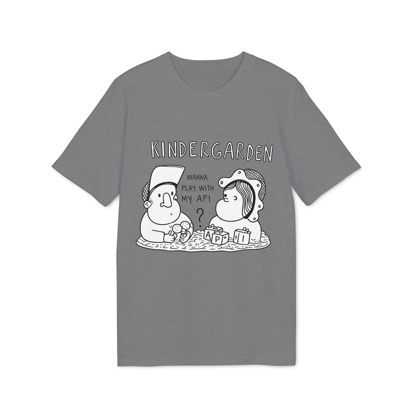 WANA PLAY WITH MY API ? - T-Shirt 100% Cotton