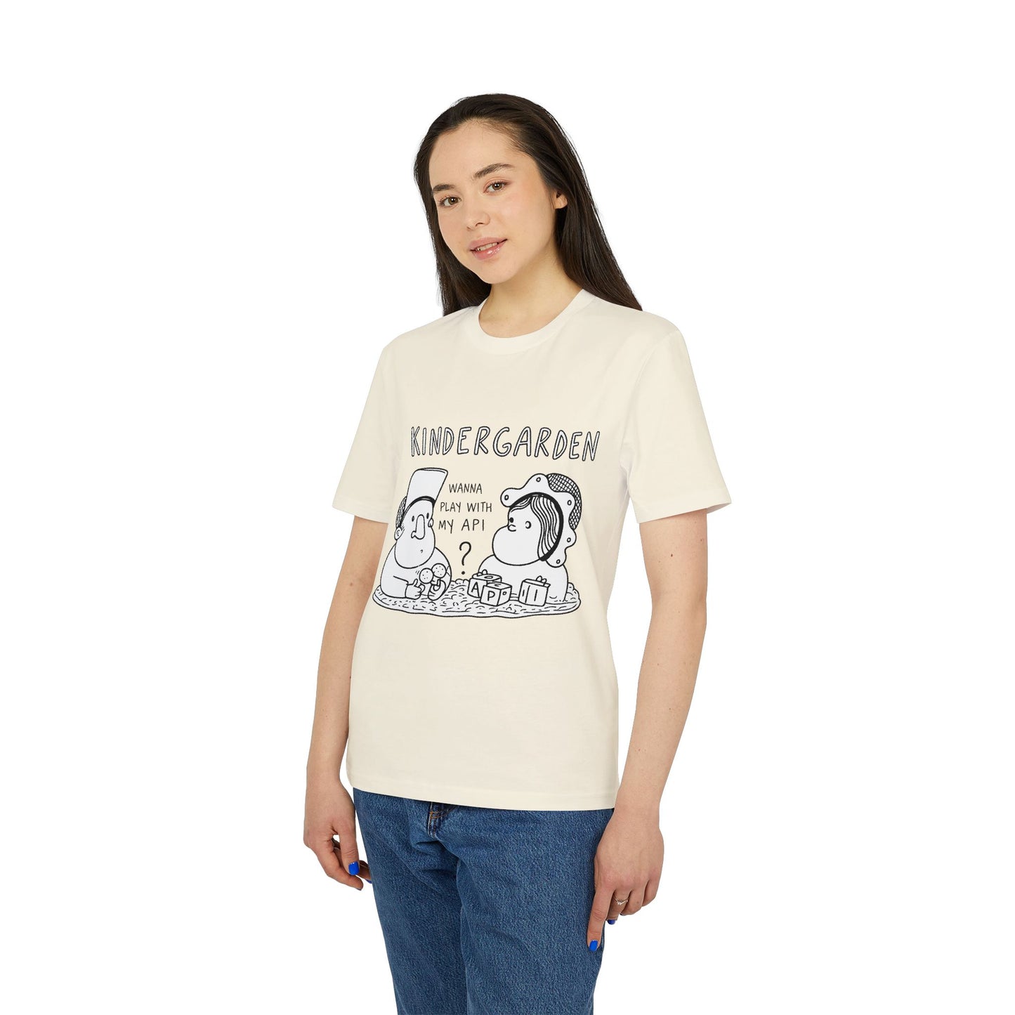 WANA PLAY WITH MY API ? - T-Shirt 100% Cotton