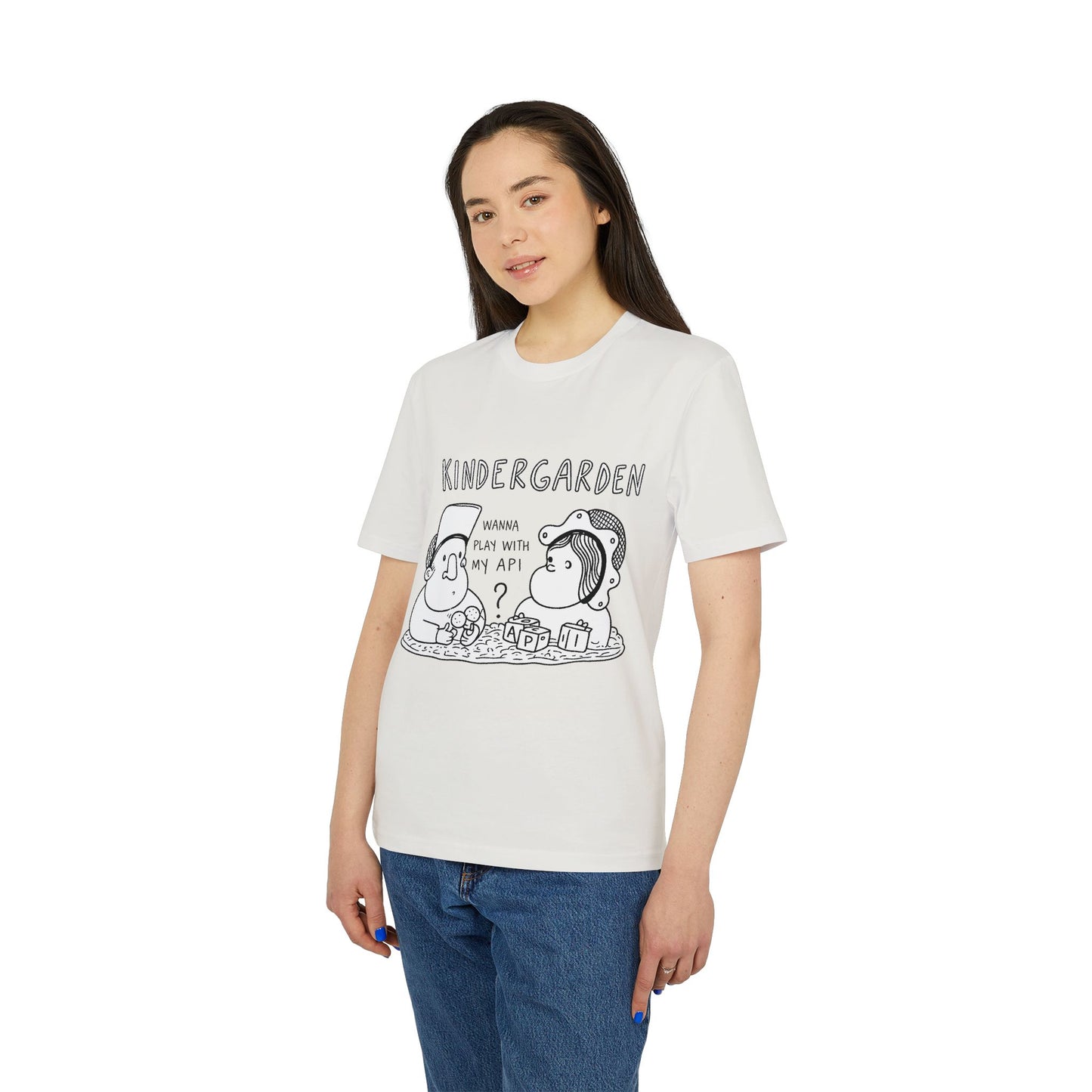 WANA PLAY WITH MY API ? - T-Shirt 100% Cotton