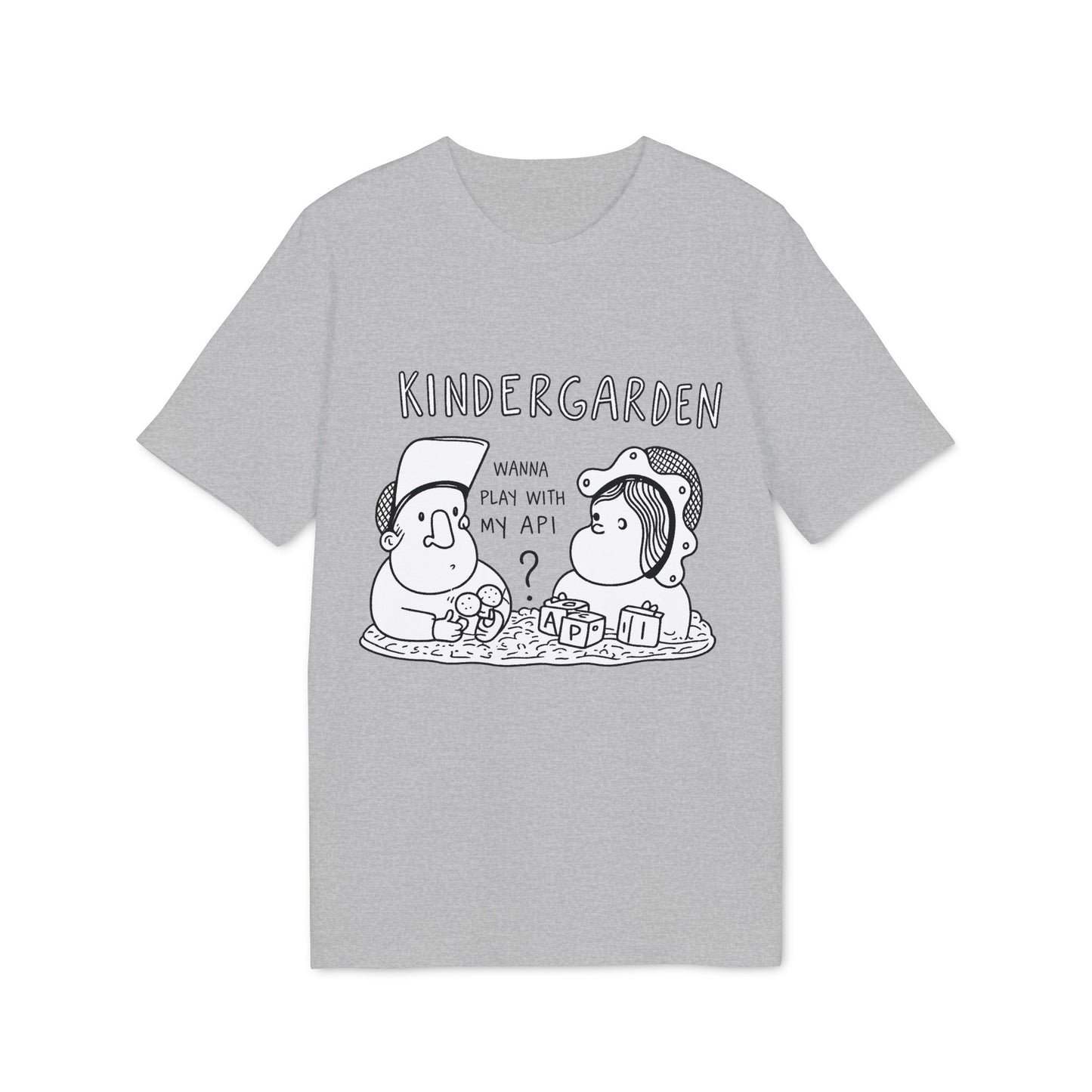 WANA PLAY WITH MY API ? - T-Shirt 100% Cotton