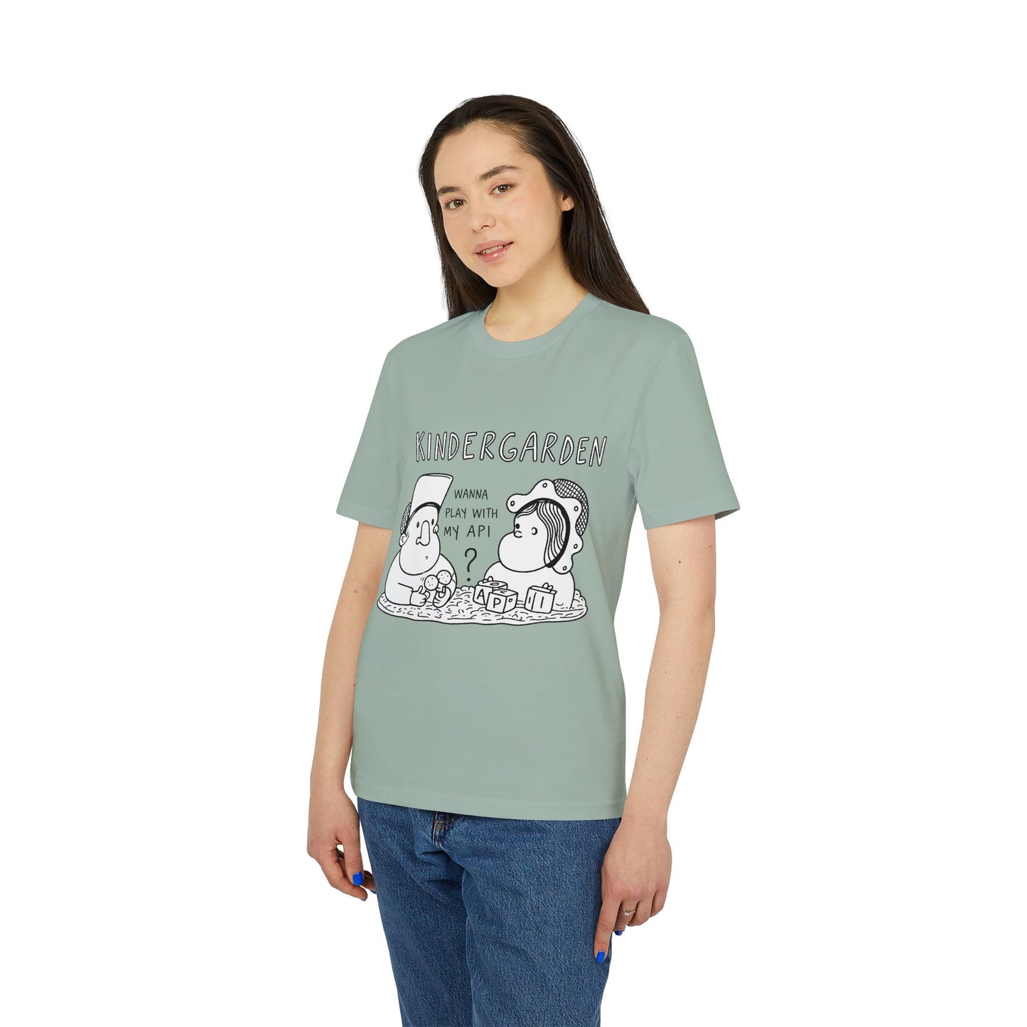 WANA PLAY WITH MY API ? - T-Shirt 100% Cotton