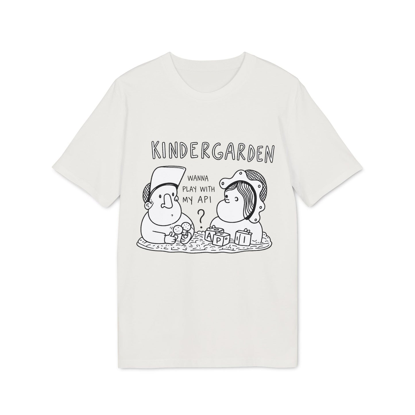 WANA PLAY WITH MY API ? - T-Shirt 100% Cotton
