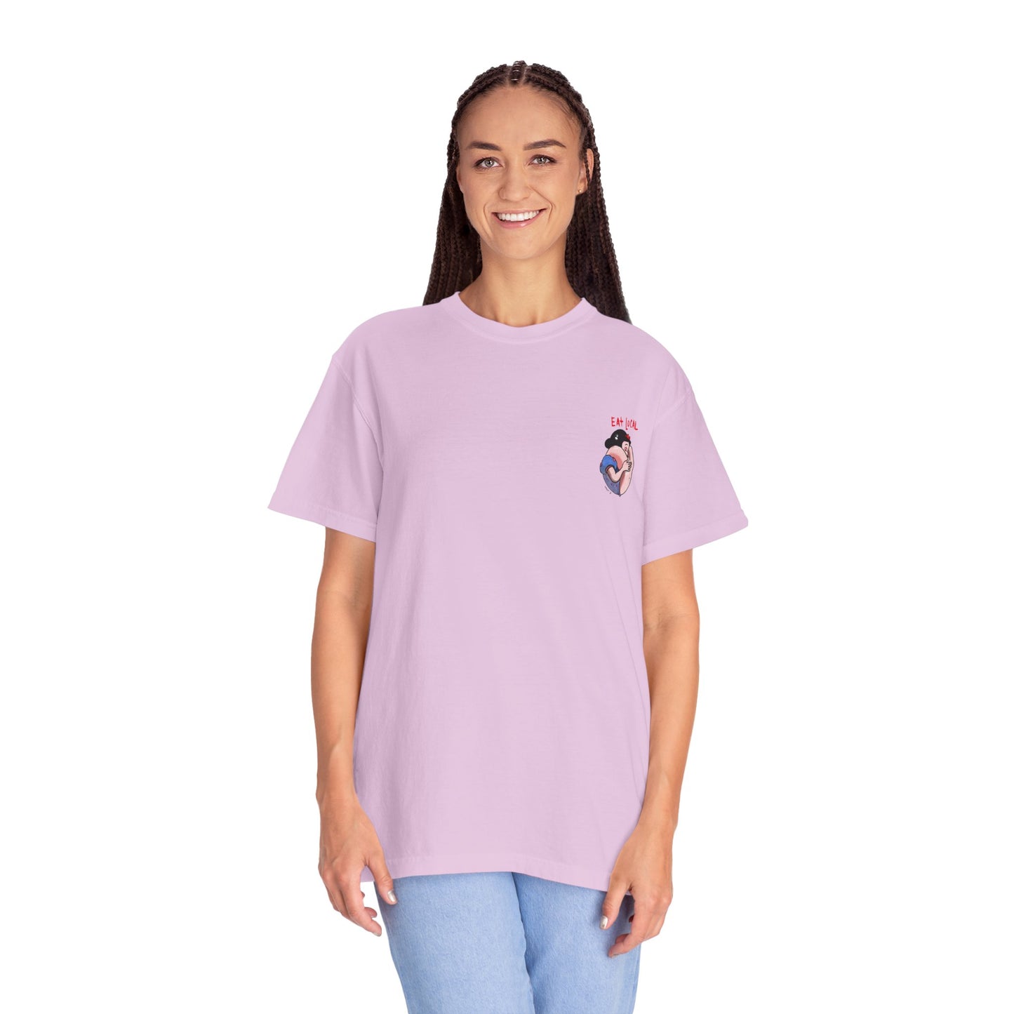 EAT LOCAL - T-shirt 100% cotton