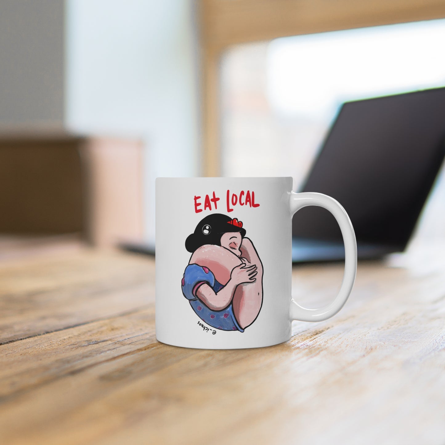 EAT LOCAL -  Ceramic Mug