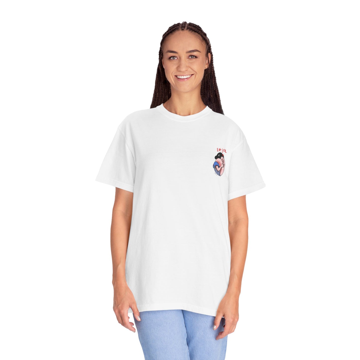 EAT LOCAL - T-shirt 100% cotton
