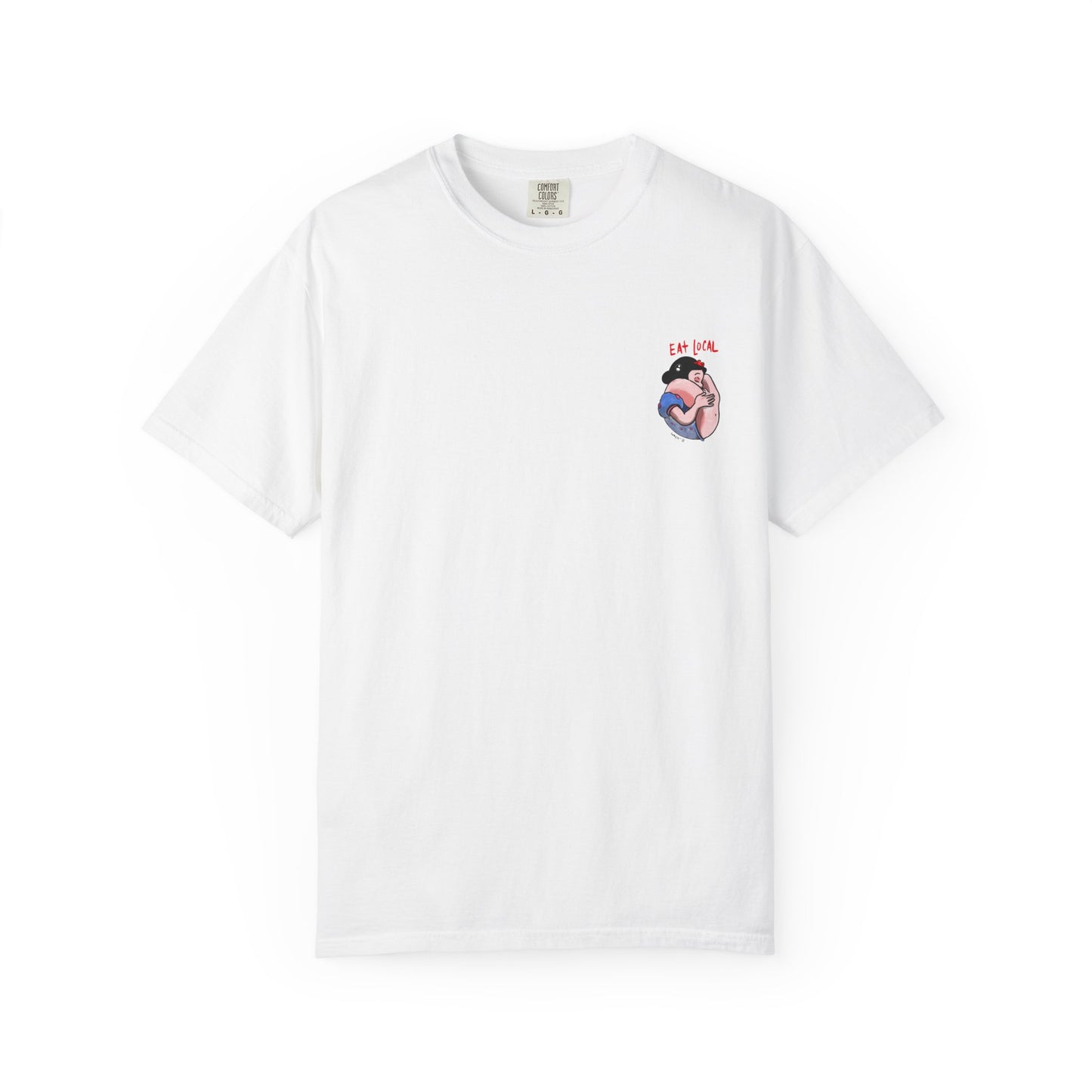 EAT LOCAL - T-shirt 100% cotton